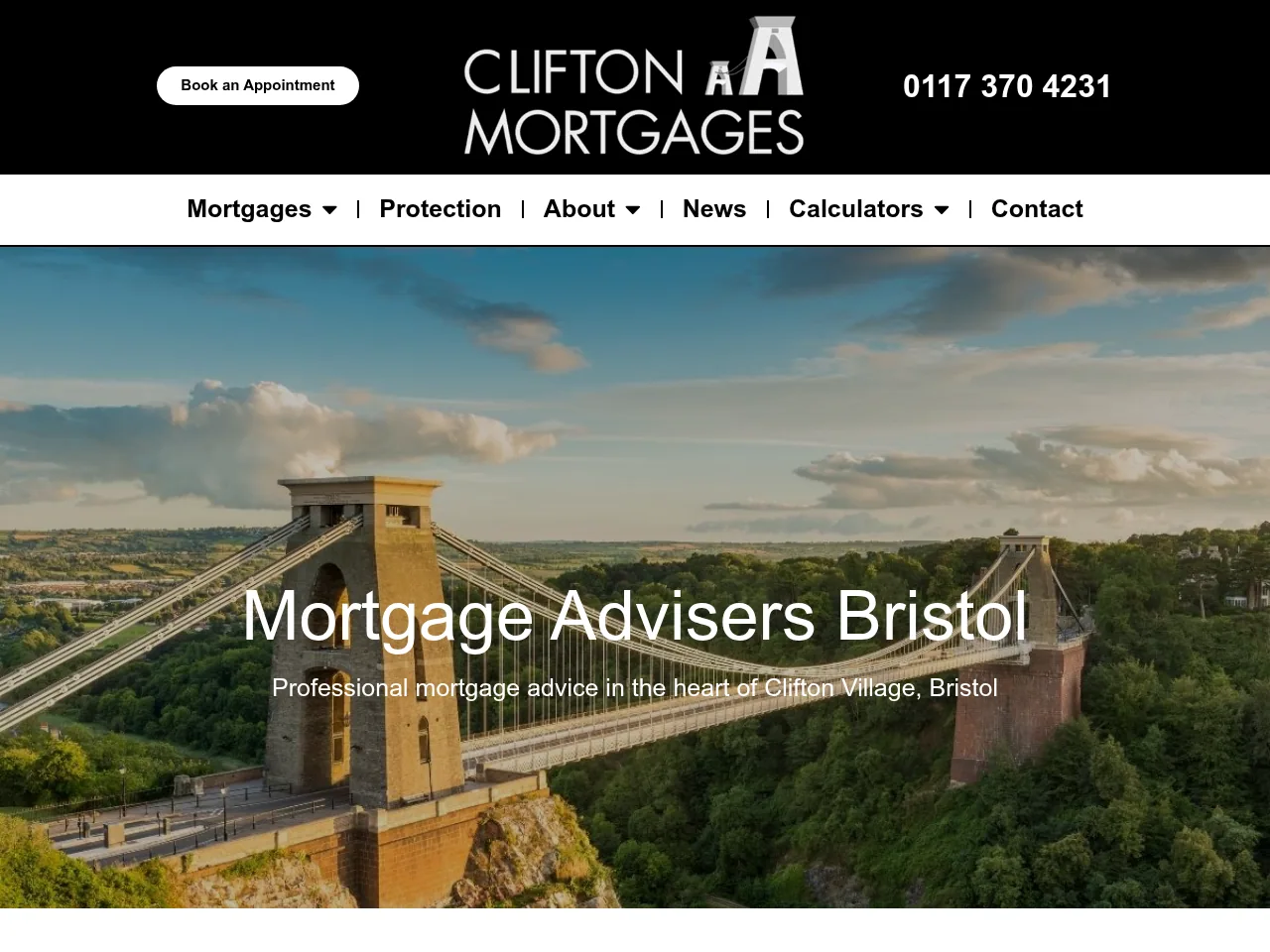 Clifton Mortgages website preview