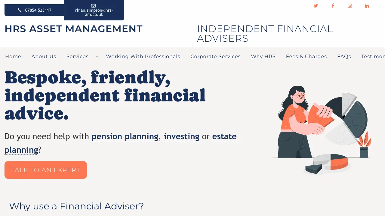 HRS Asset Management Limited website preview