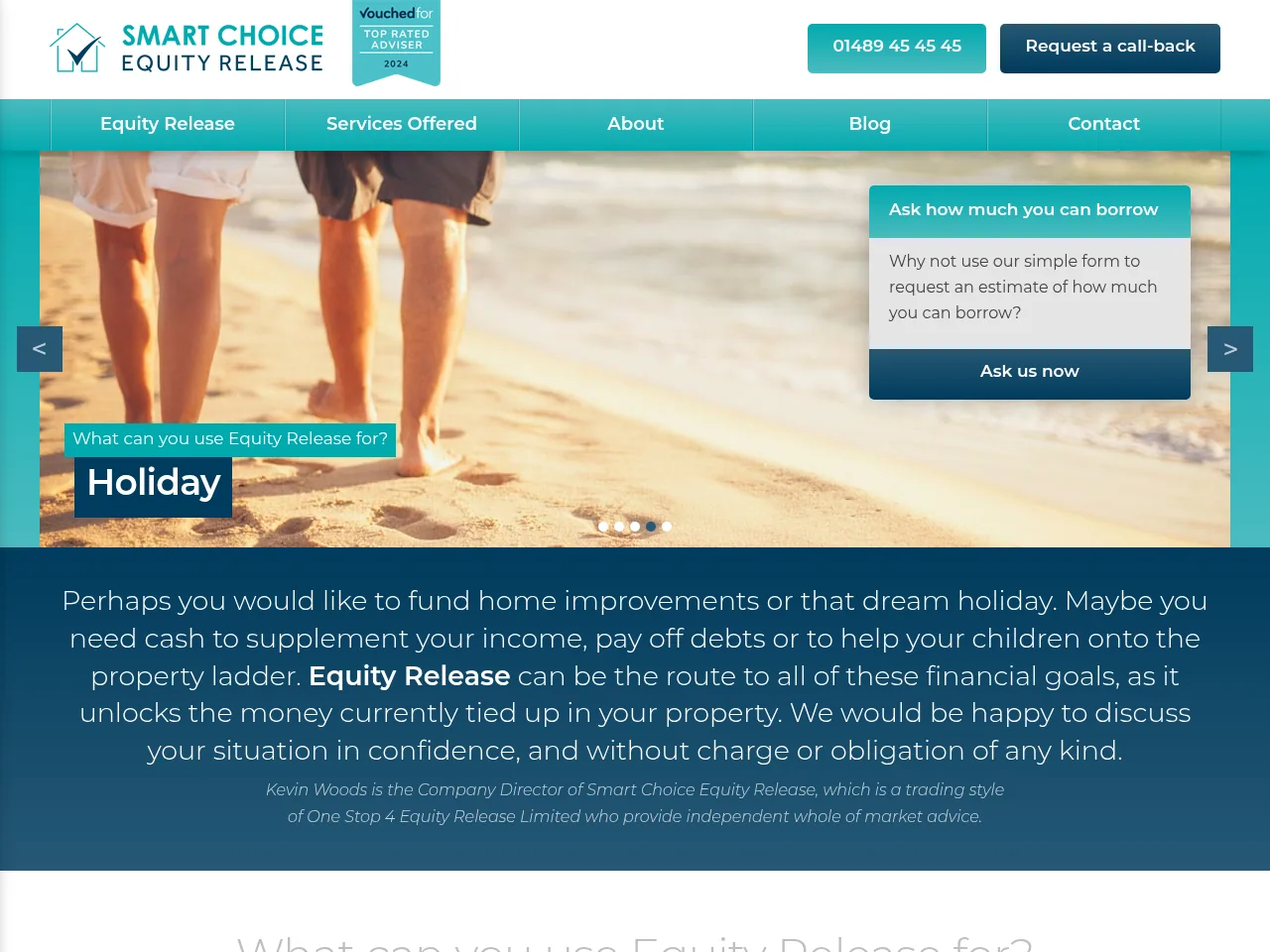 Smart Choice Equity Release website preview
