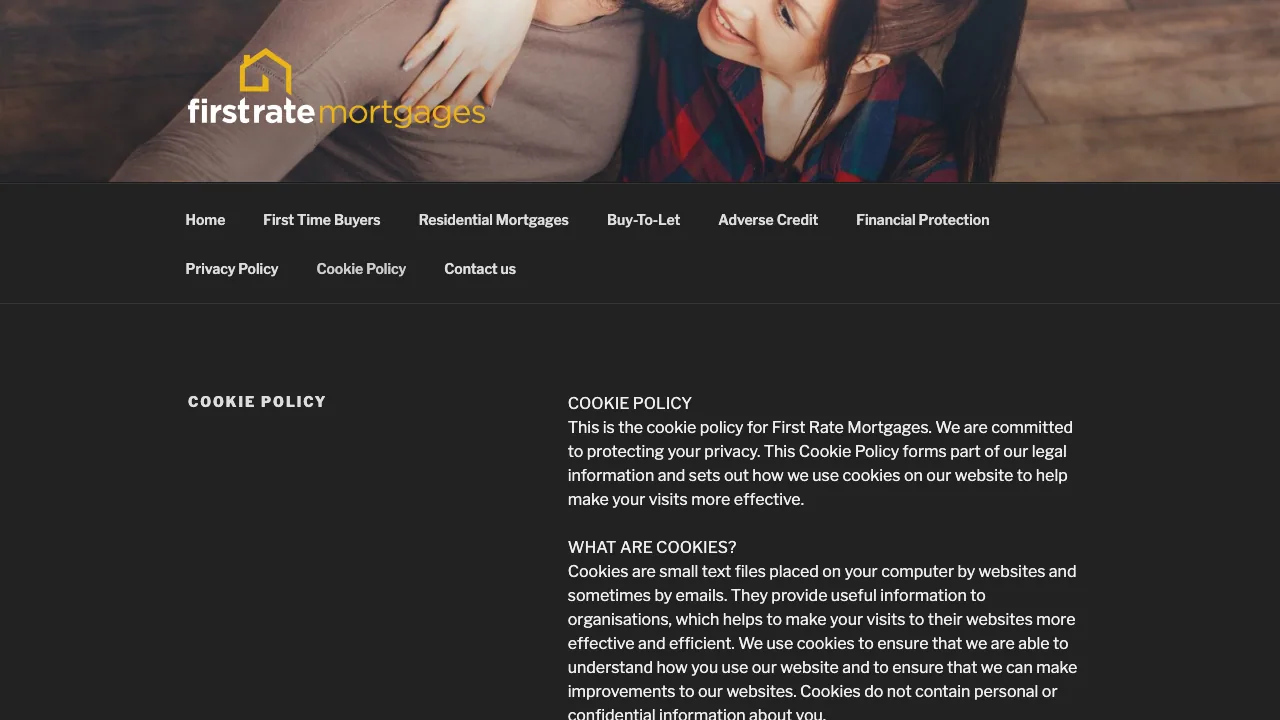 First Rate Mortgages website preview