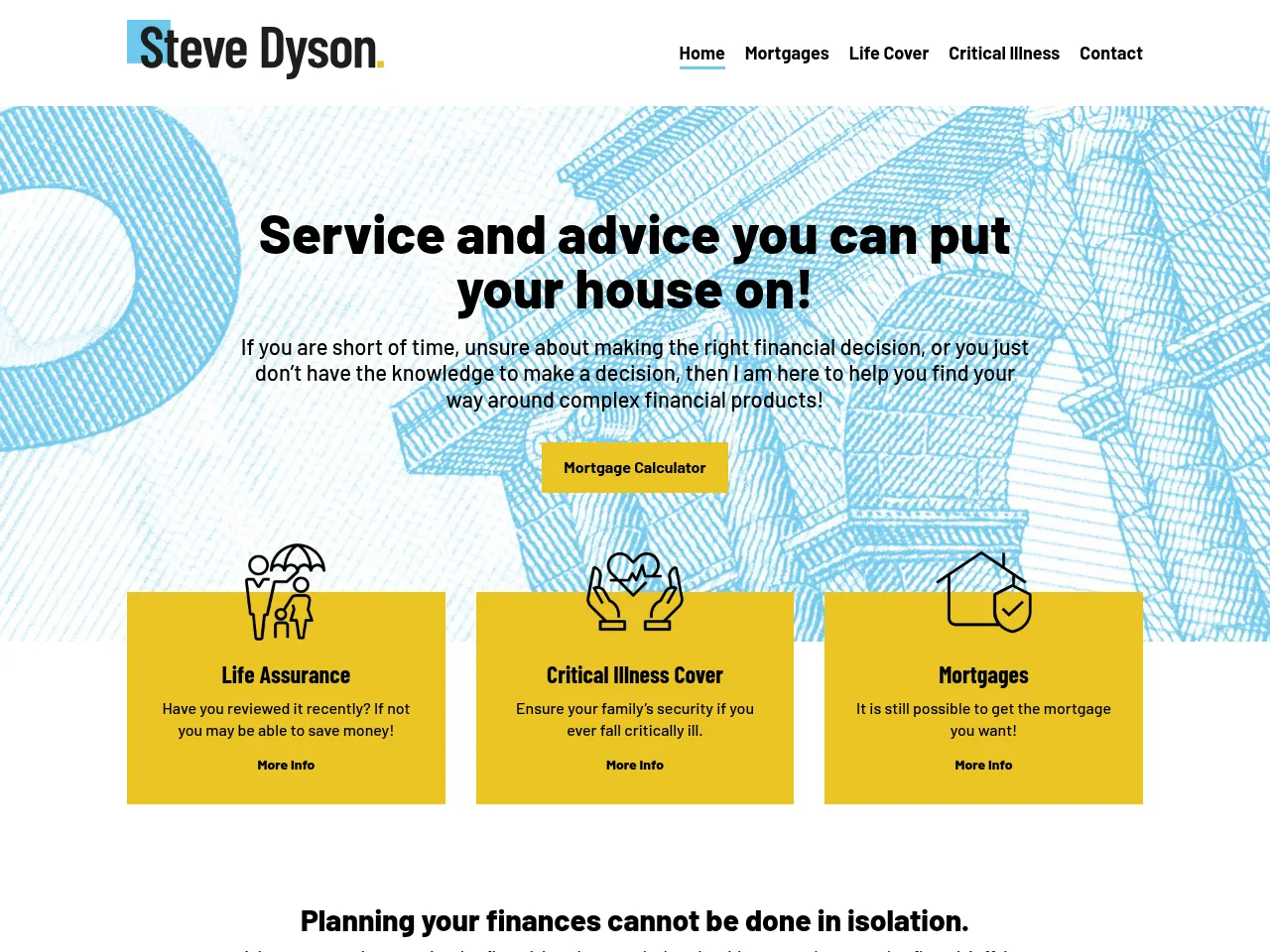 Steve Dyson website preview