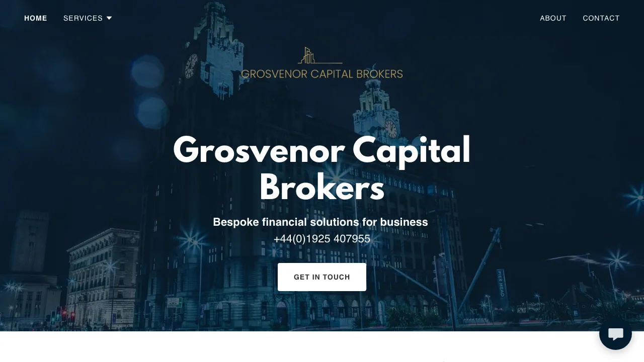 Grosvenor Capital Brokers website preview