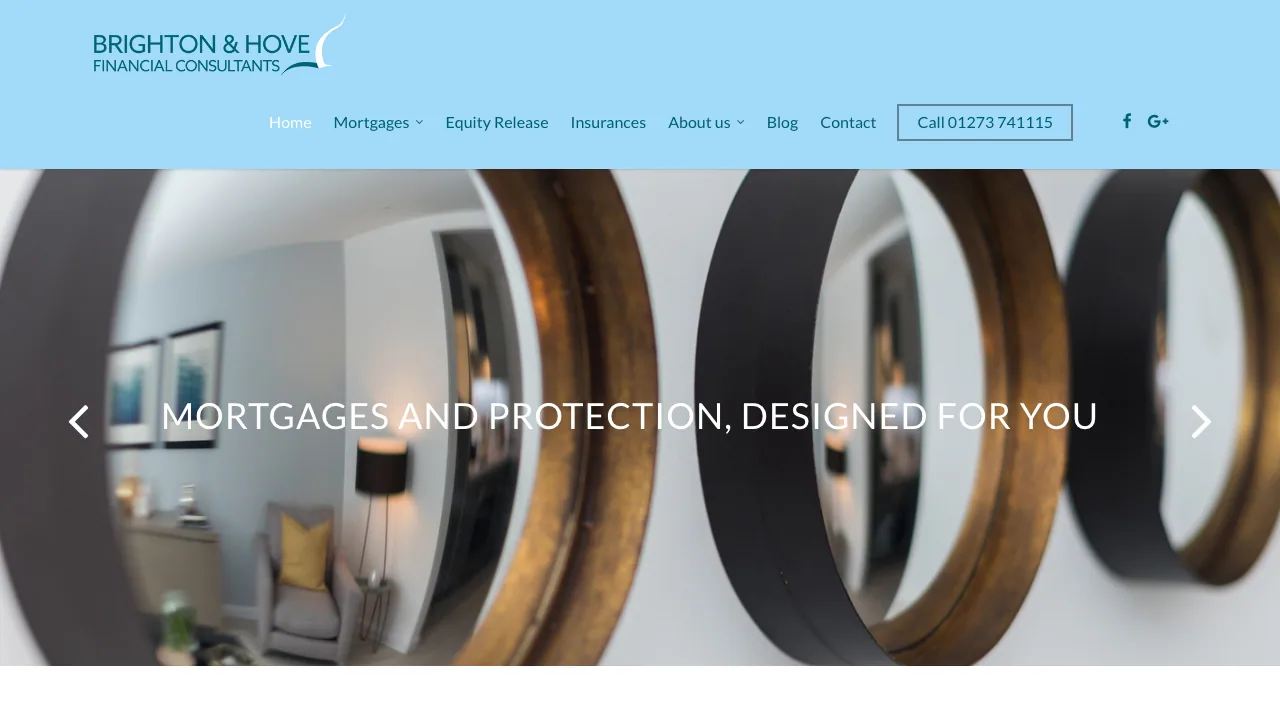 Brighton and Hove Financial Consultants website preview