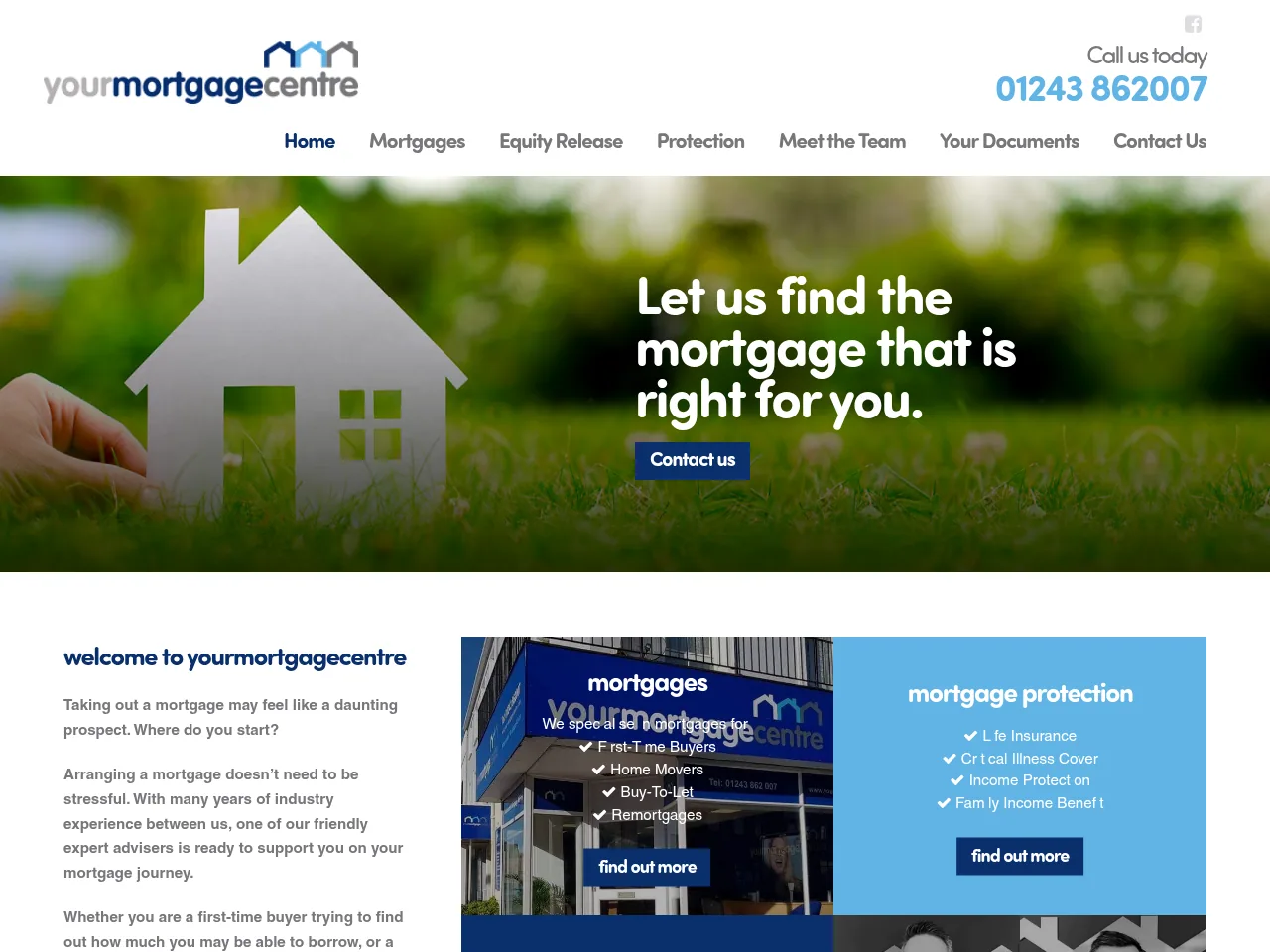 Your Mortgage Centre website preview