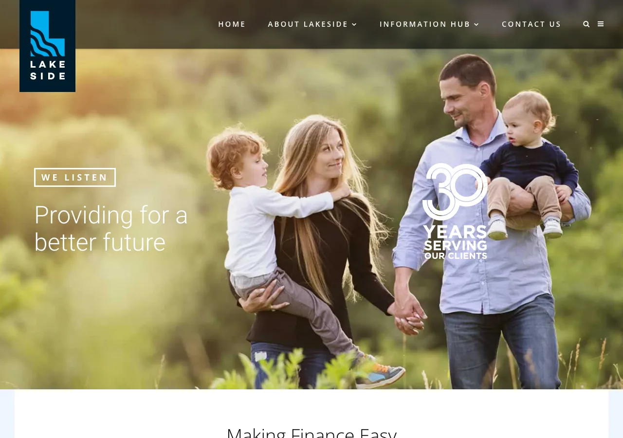 Lakeside Financial Solutions website preview
