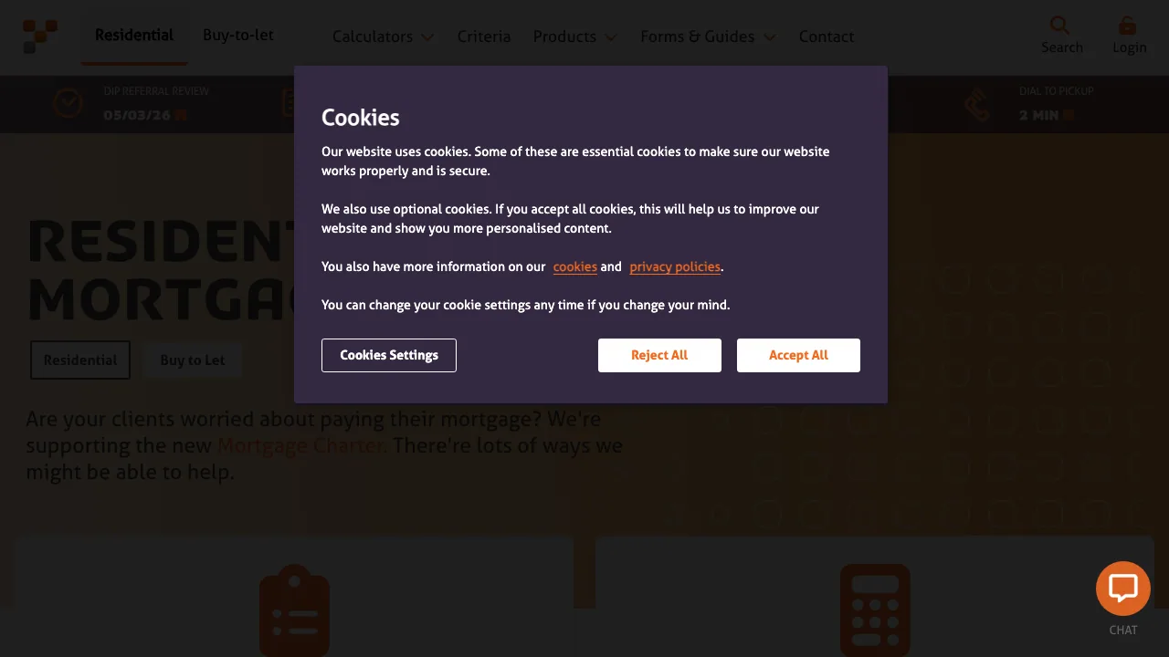 Accord Mortgages Ltd website preview
