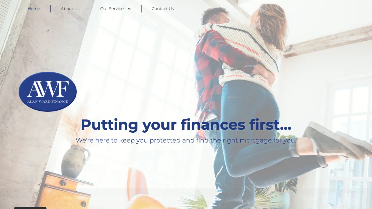 Alan Ward Finance website preview