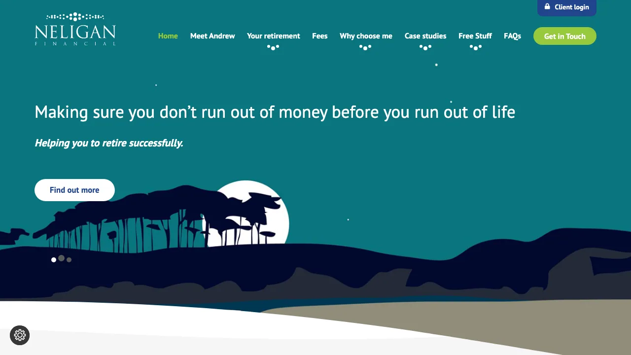 Neligan Financial website preview