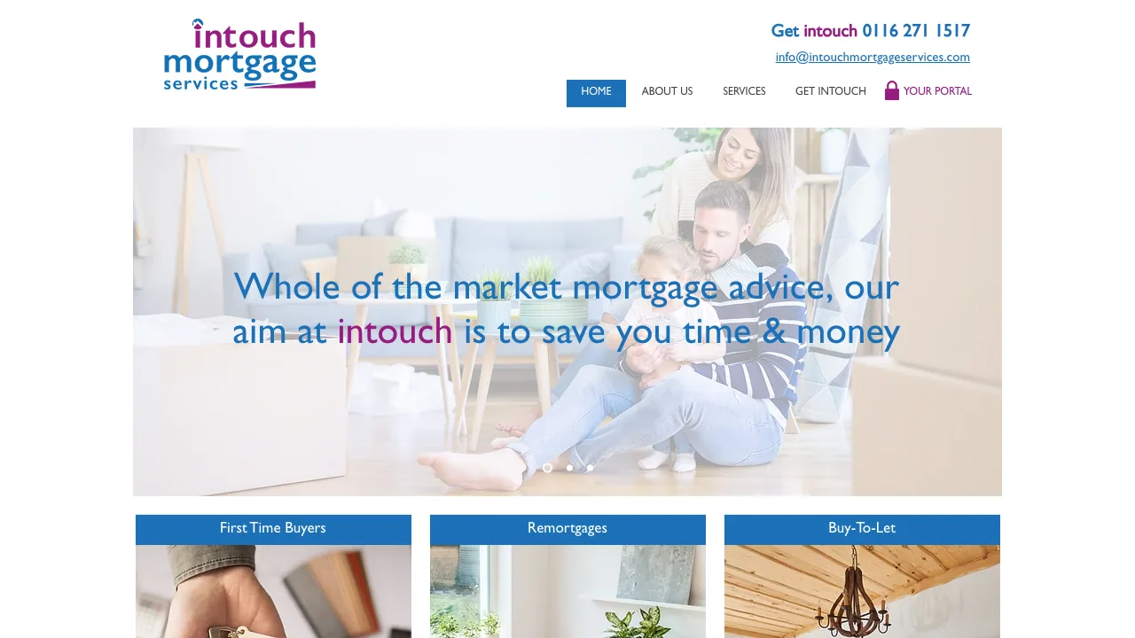 Intouch Mortgage Services Ltd website preview