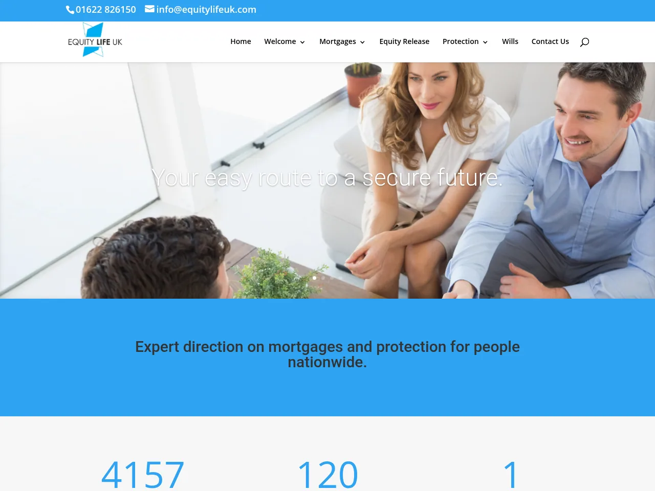 Equity Life UK website preview