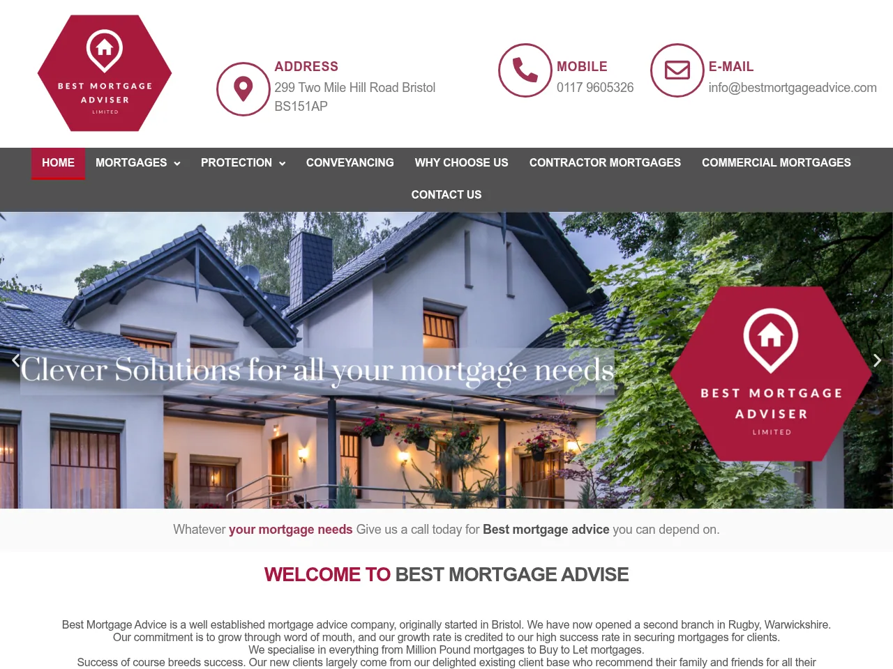 Best Mortgage Advice website preview