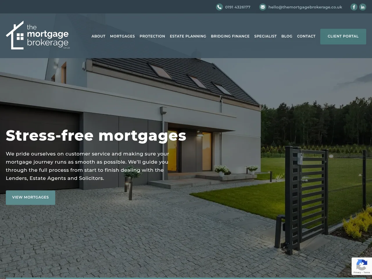The Mortgage Brokerage website preview