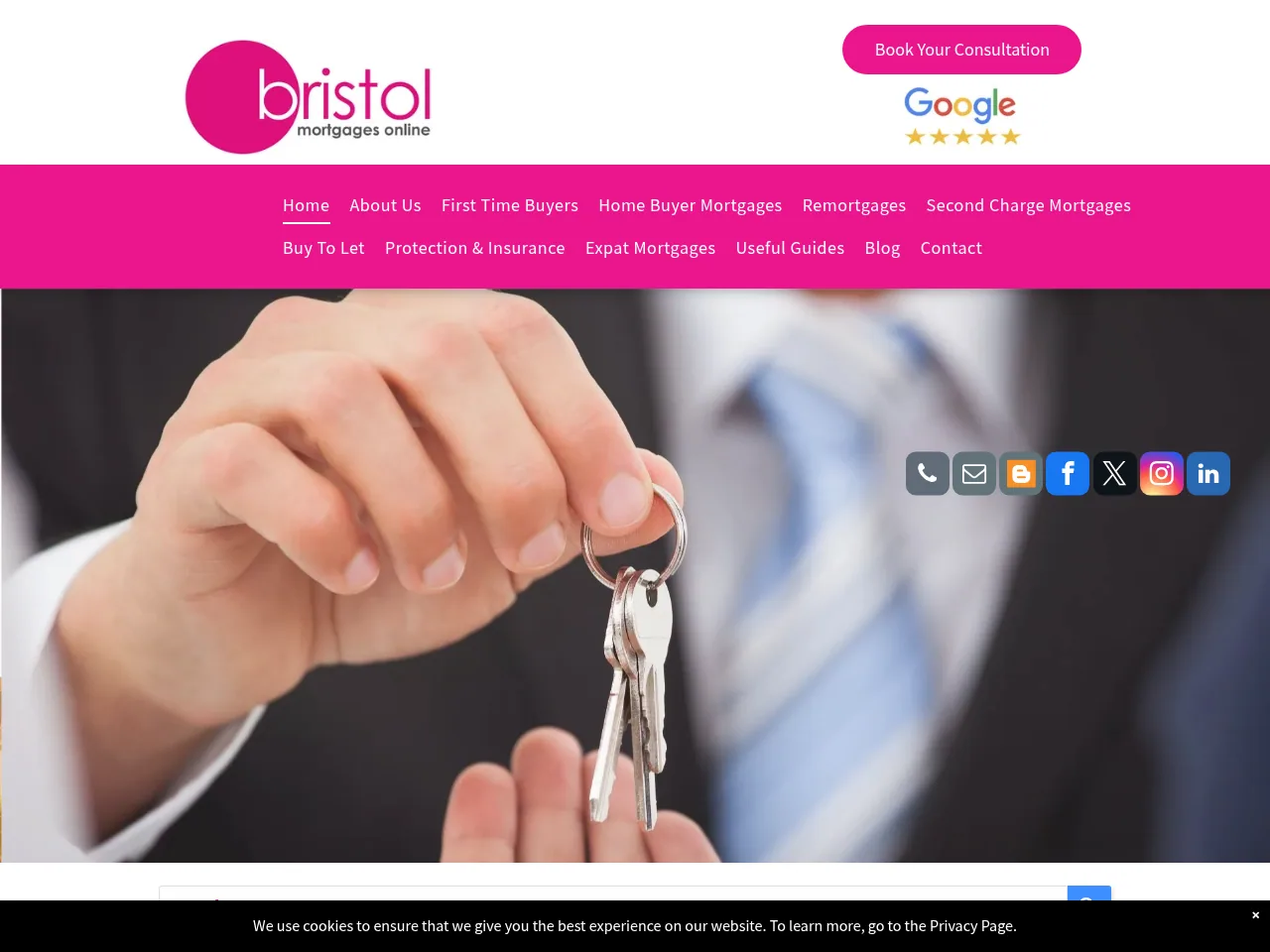 Bristol Mortgages Online website preview