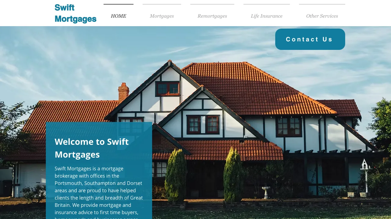 Swift Mortgages website preview
