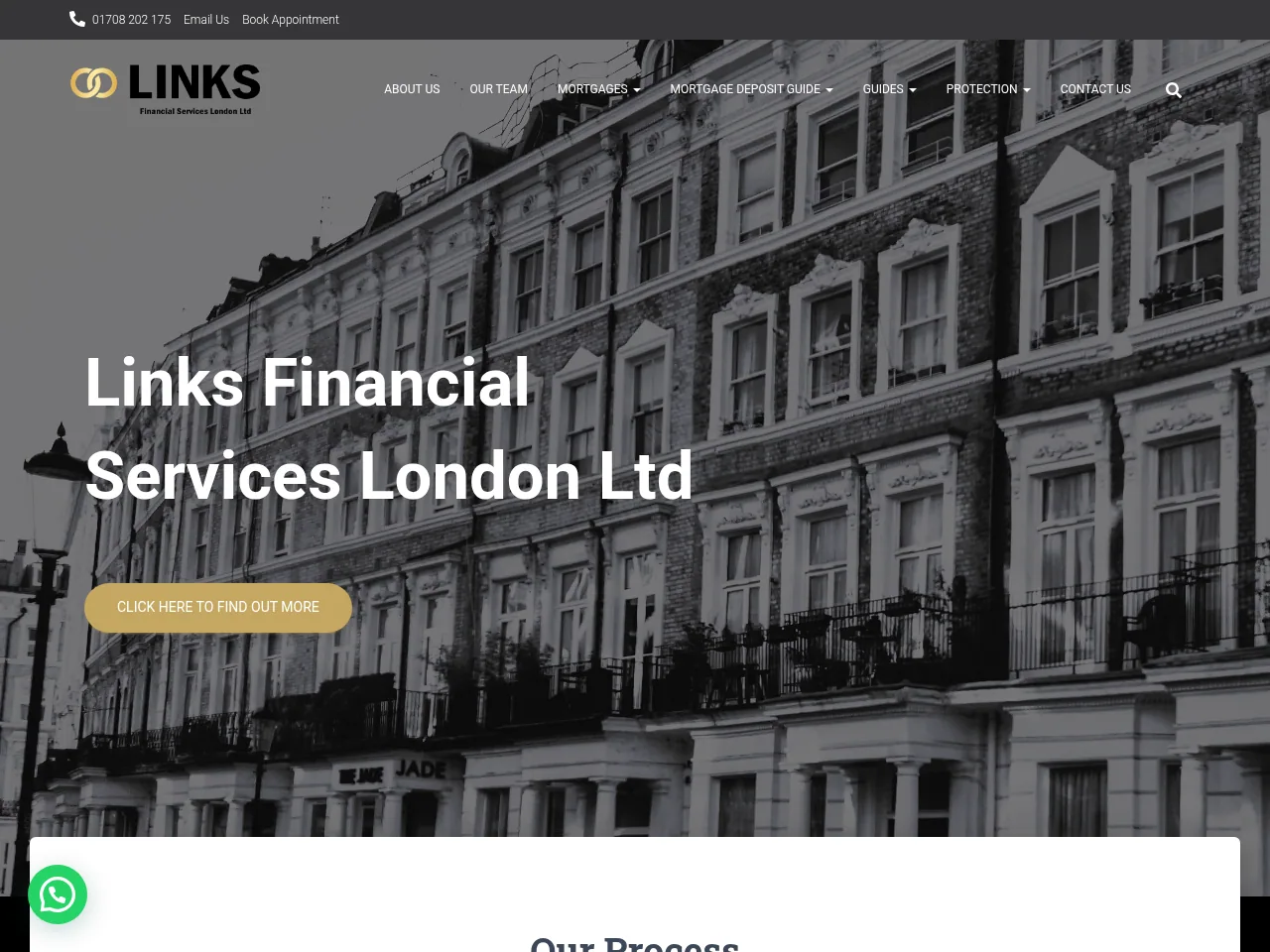 Links Financial Services London website preview