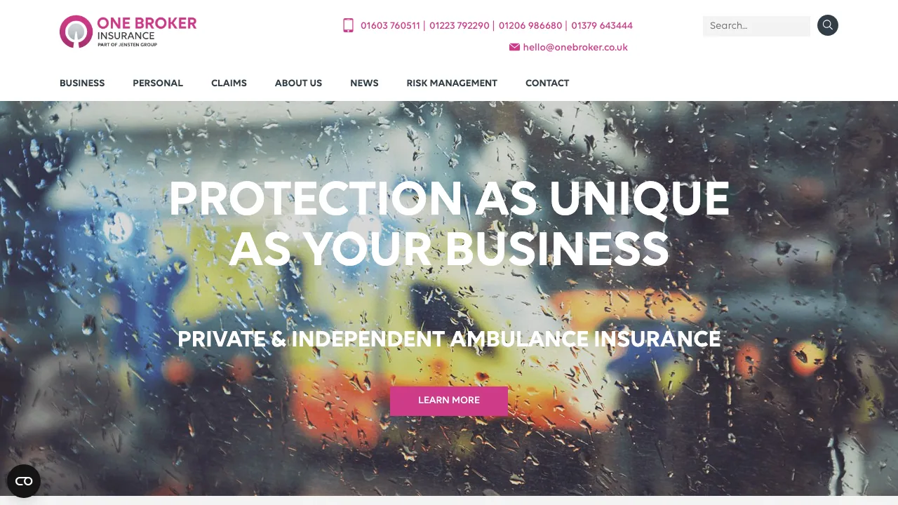 One Broker (Cambridge) Ltd website preview