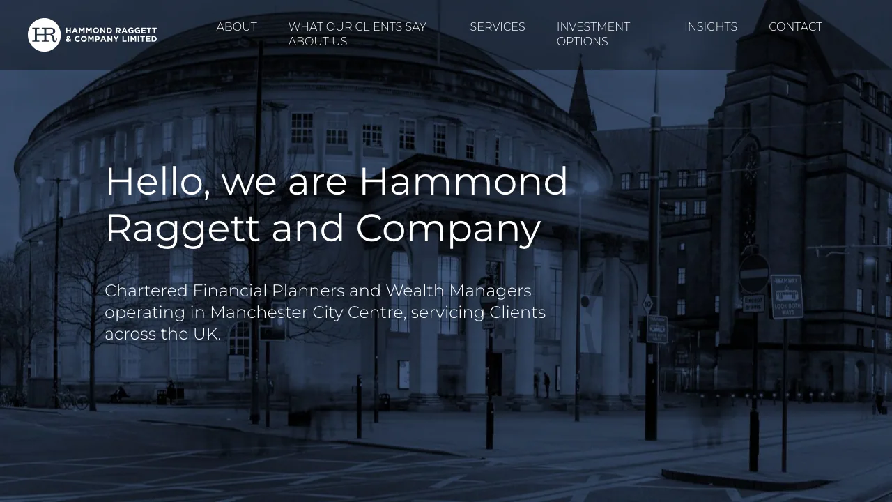 Hammond Raggett & Co Ltd website preview