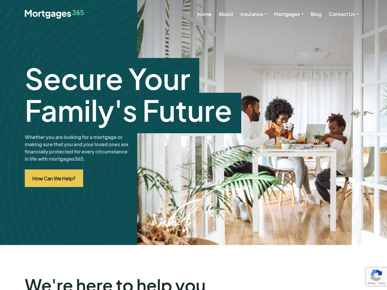 Mortgages365 website preview
