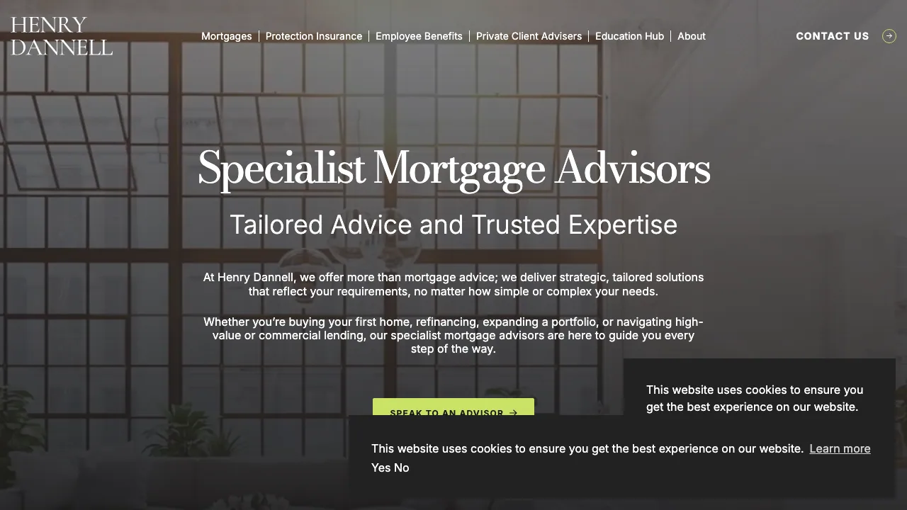 Henry Dannell website preview