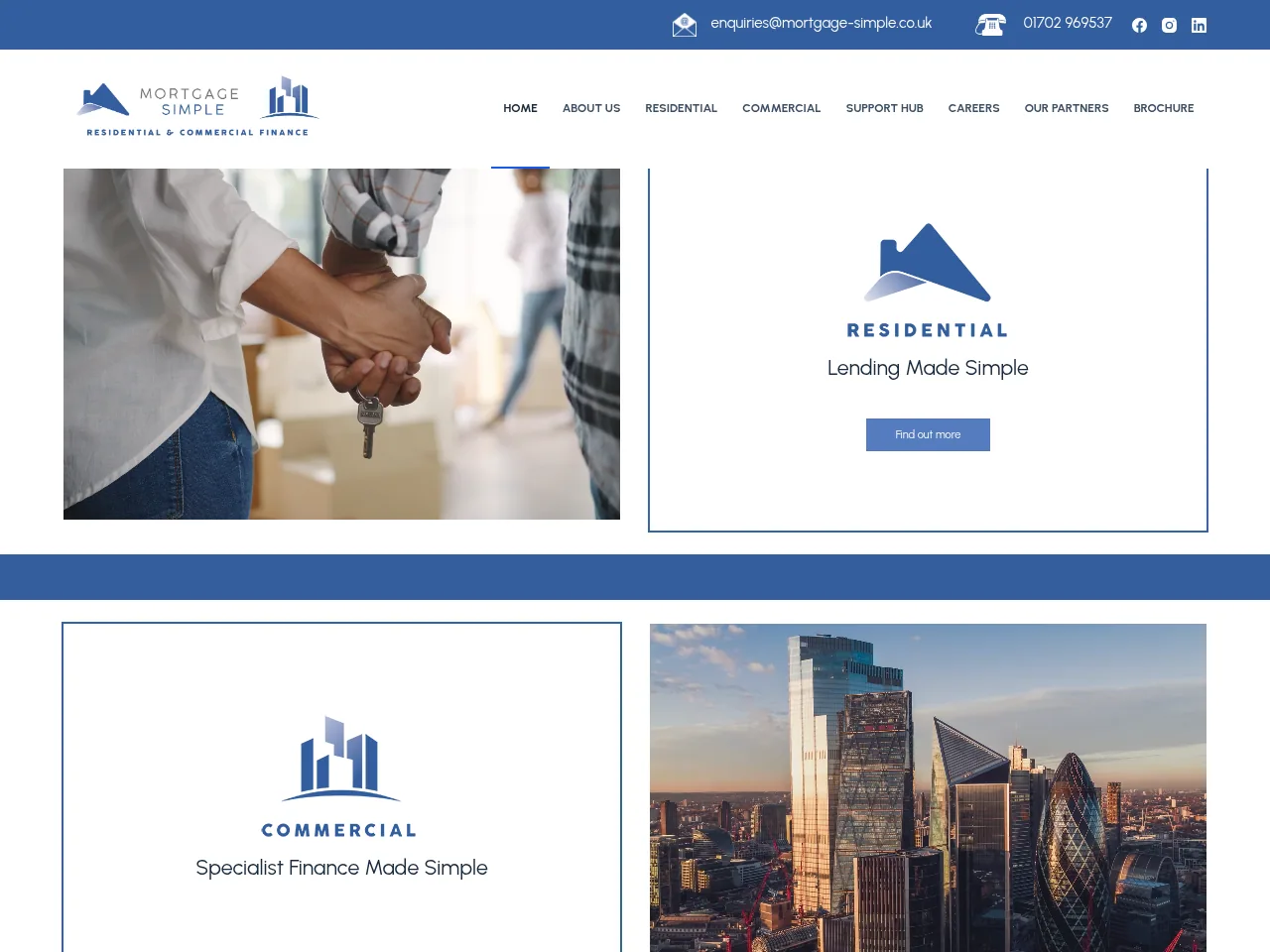 Mortgage Simple website preview