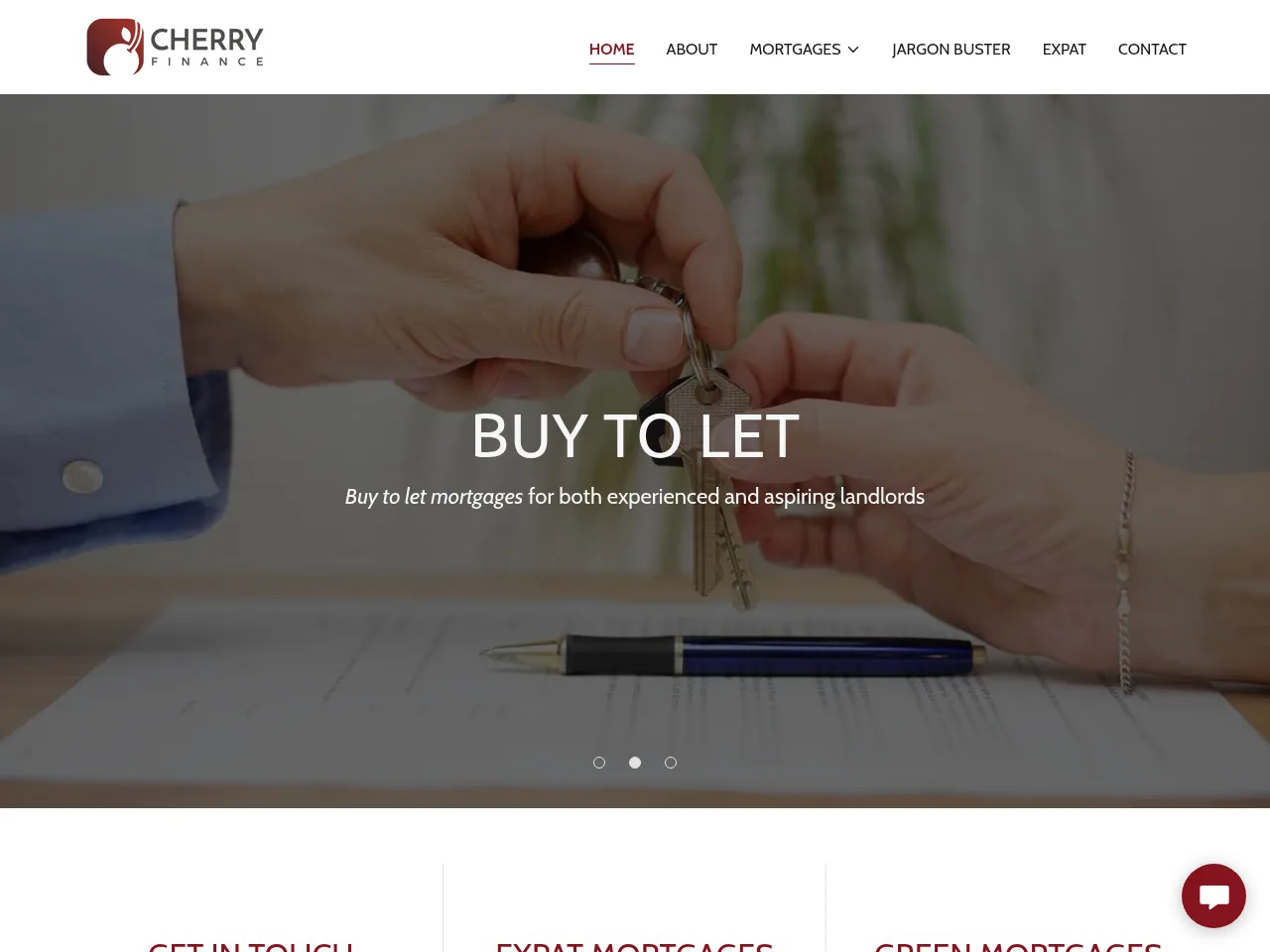 Green Mortgages website preview