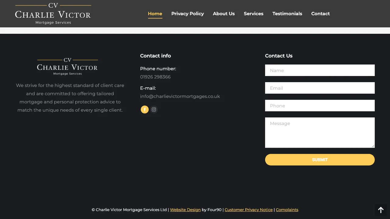 Sebastian Voicu Mortgage Advisor website preview