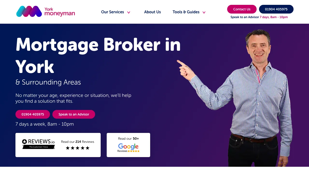 Yorkmoneyman website preview