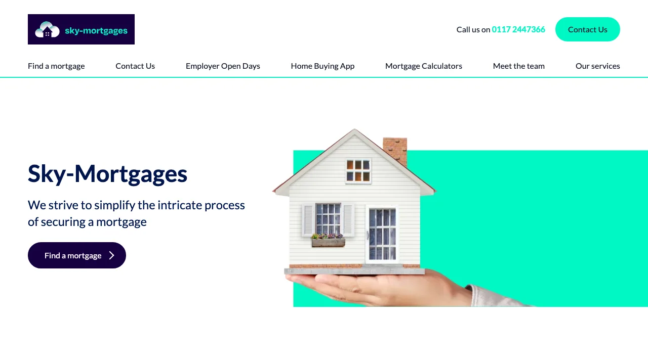 Sky-Mortgages website preview