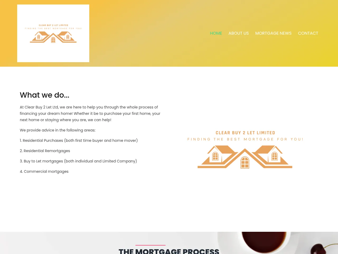 Clear Buy 2 Let website preview