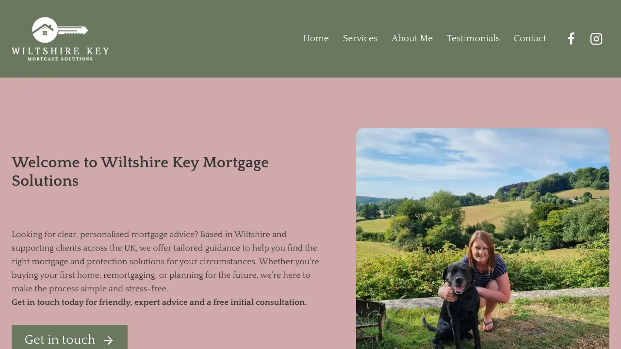 Wiltshire Key Mortgage Solutions website preview