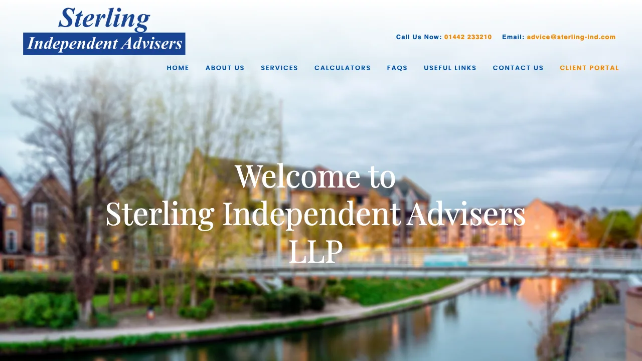 Sterling Independent Advisers LLP website preview