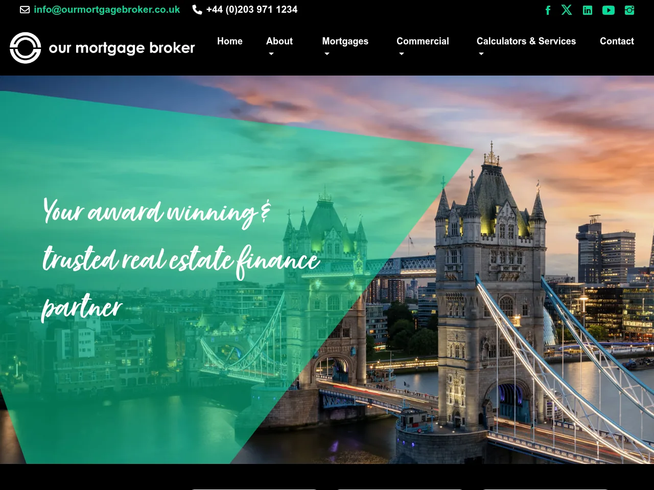 Our Mortgage Broker website preview
