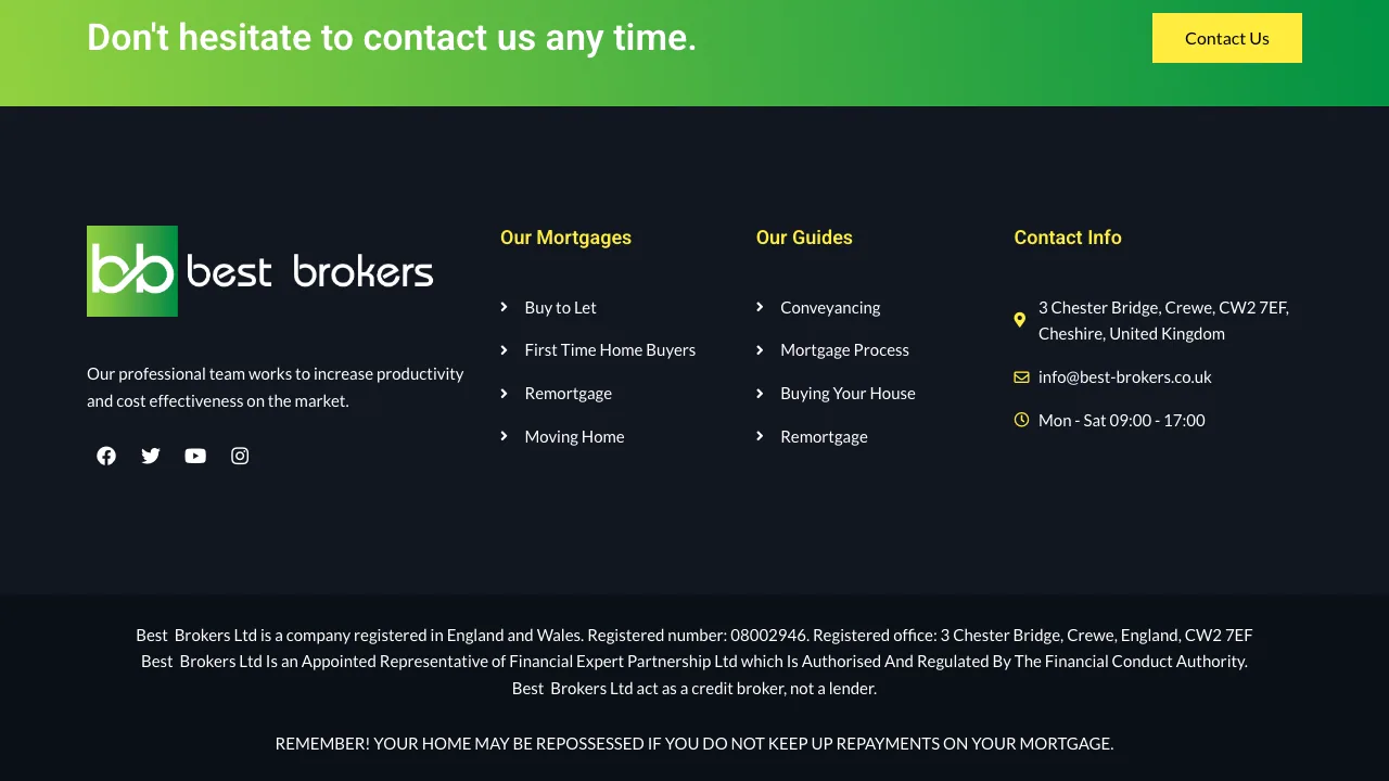 Best Brokers Ltd website preview