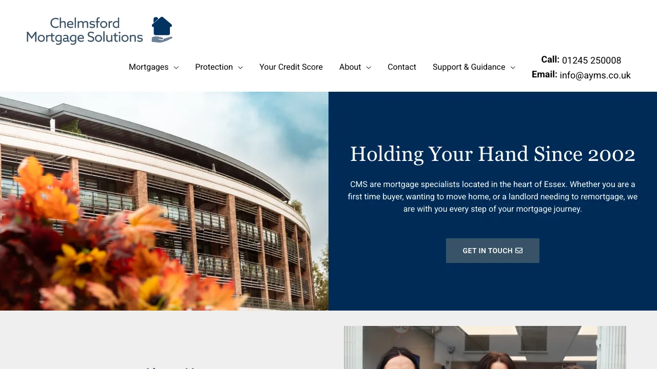 Herts and Essex Mortgage Solutions website preview