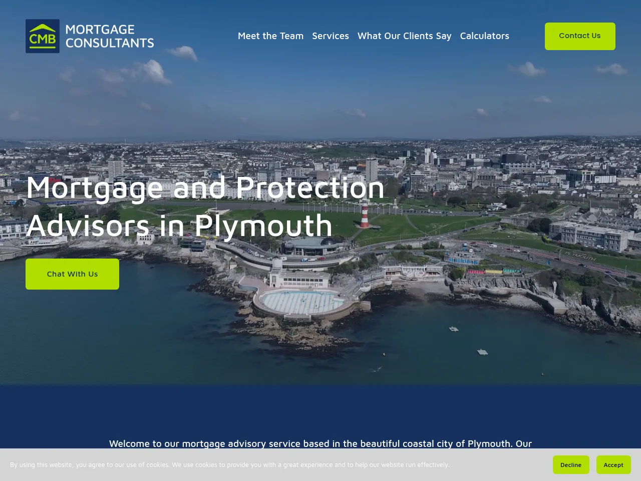 CMB Mortgage Consultants website preview