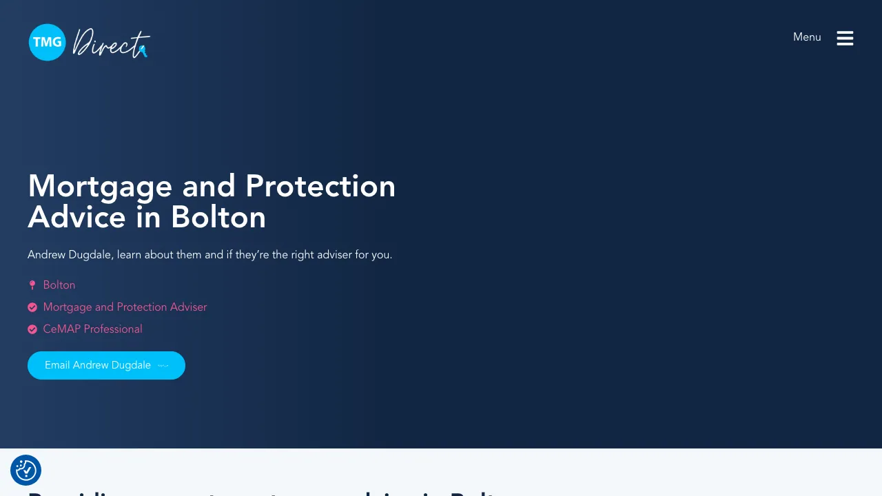 TMG Direct website preview