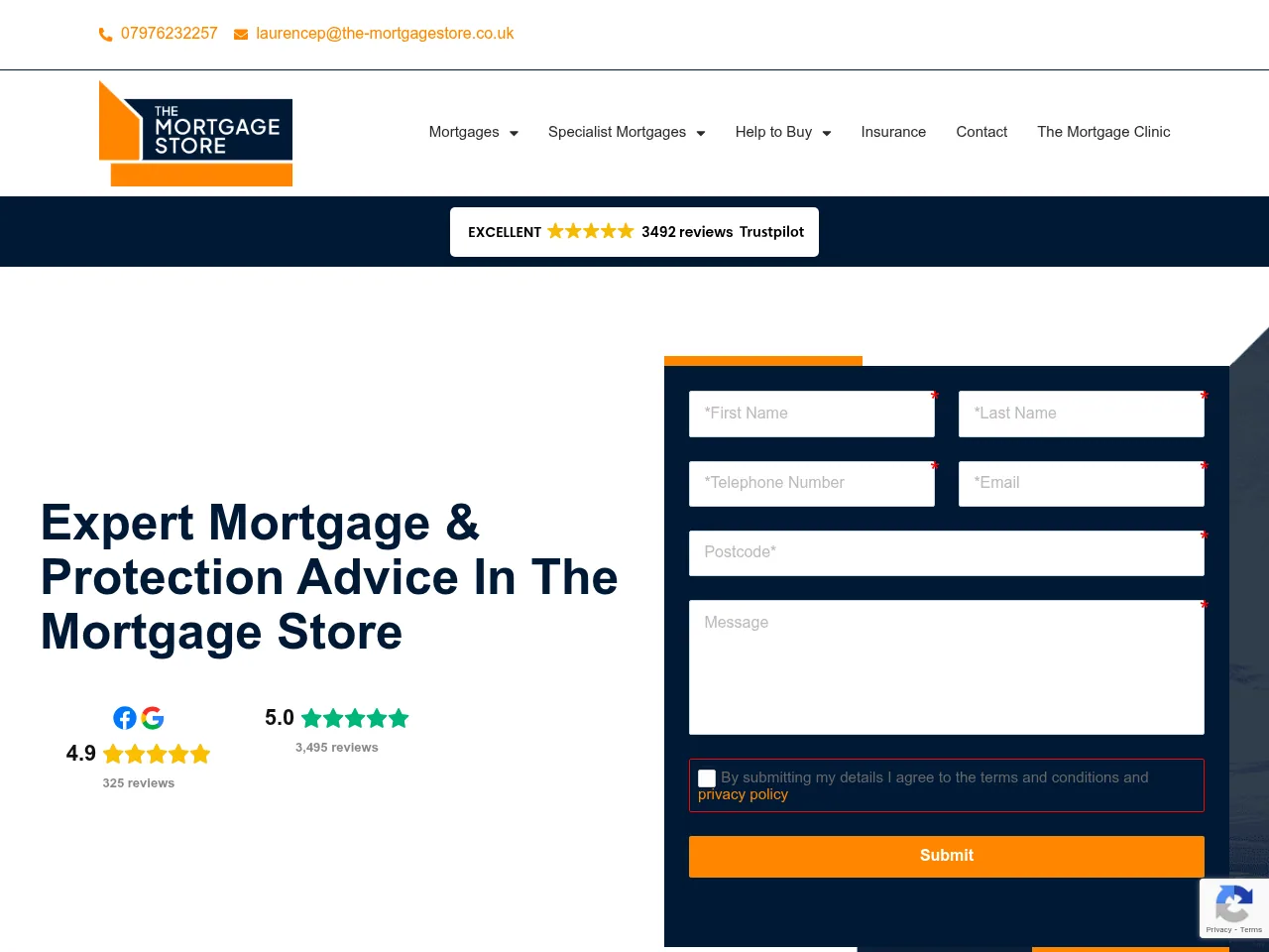 The Mortgage Store website preview