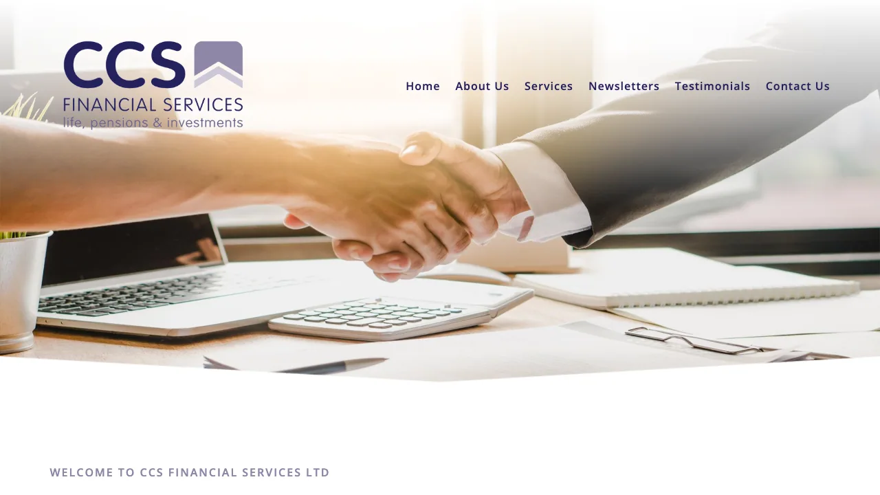 CCS Financial Services Ltd website preview