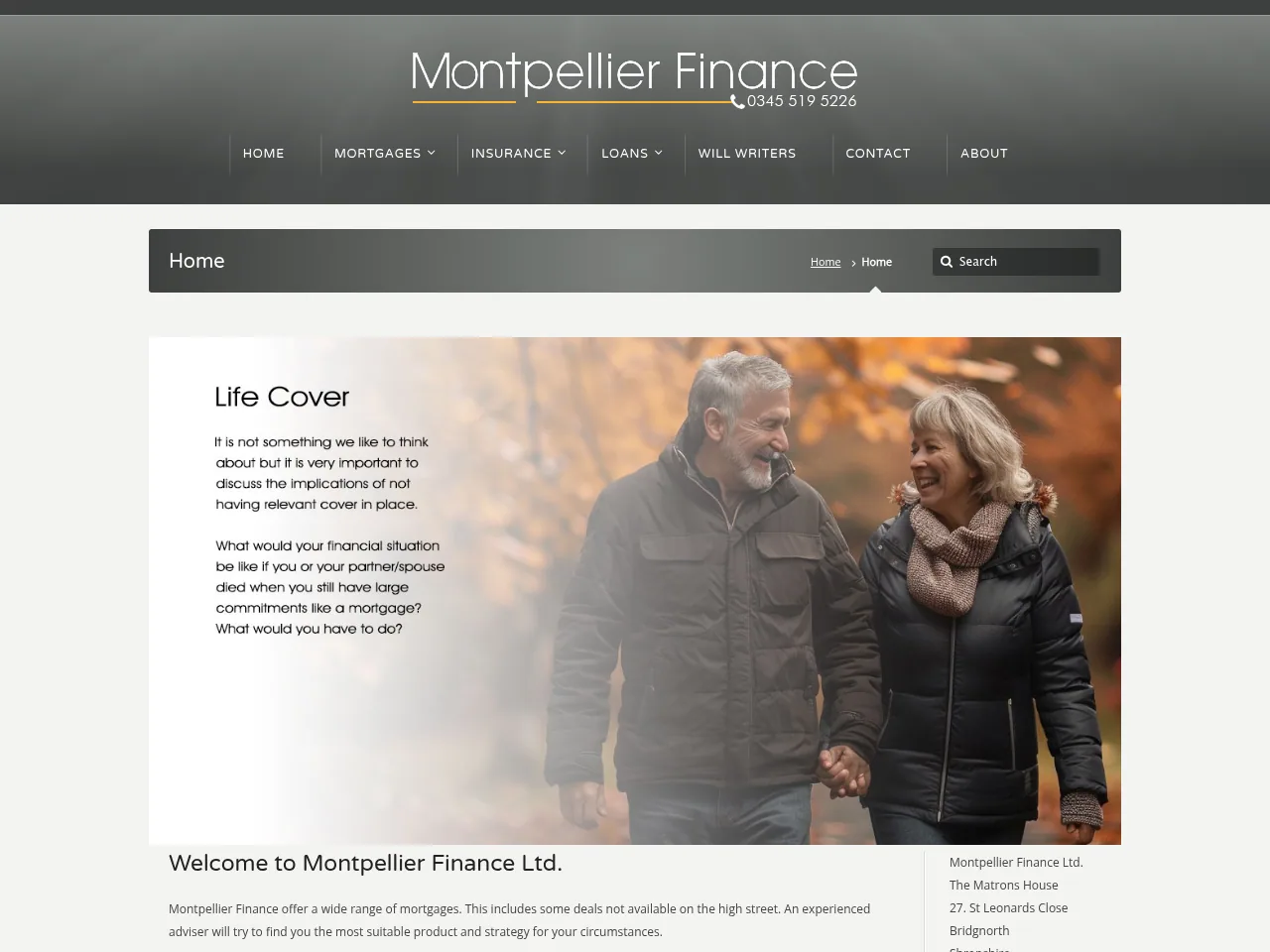Montpellier Finance website preview