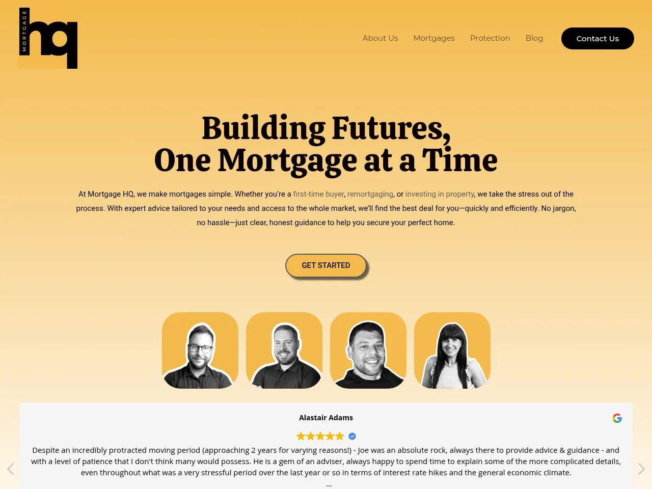 Mortgage HQ website preview