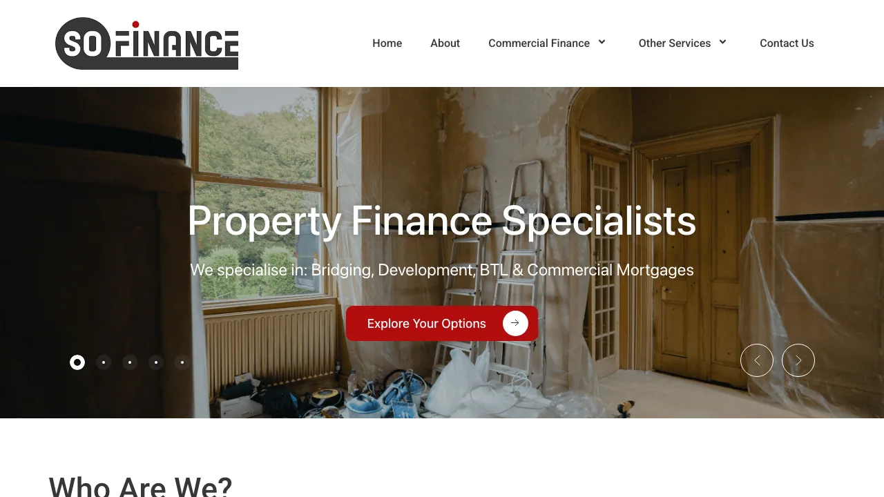 SO Finance website preview