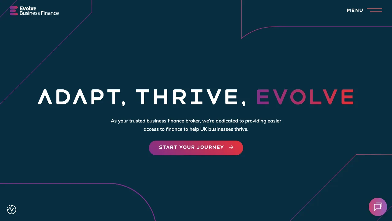 Evolve Business Finance Limited website preview