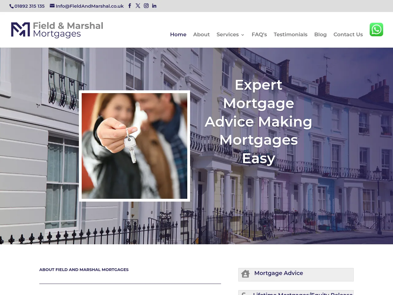 Field and Marshal Mortgages website preview