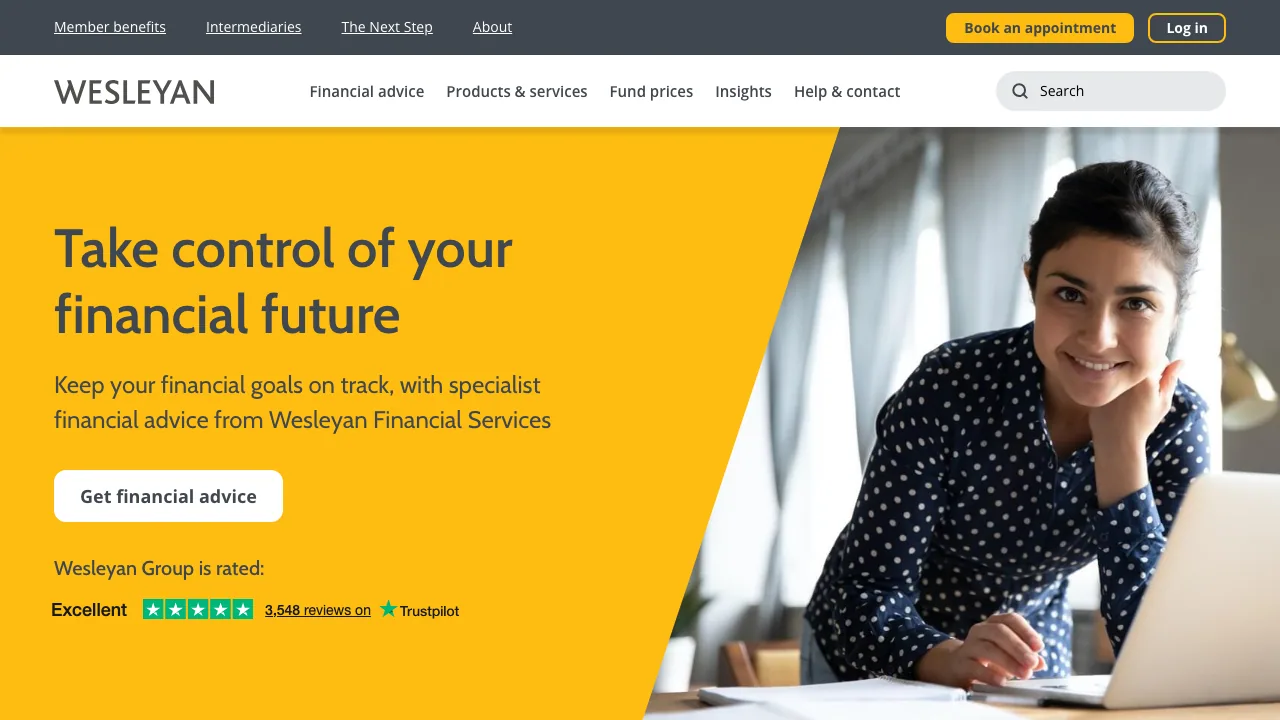 Wesleyan website preview