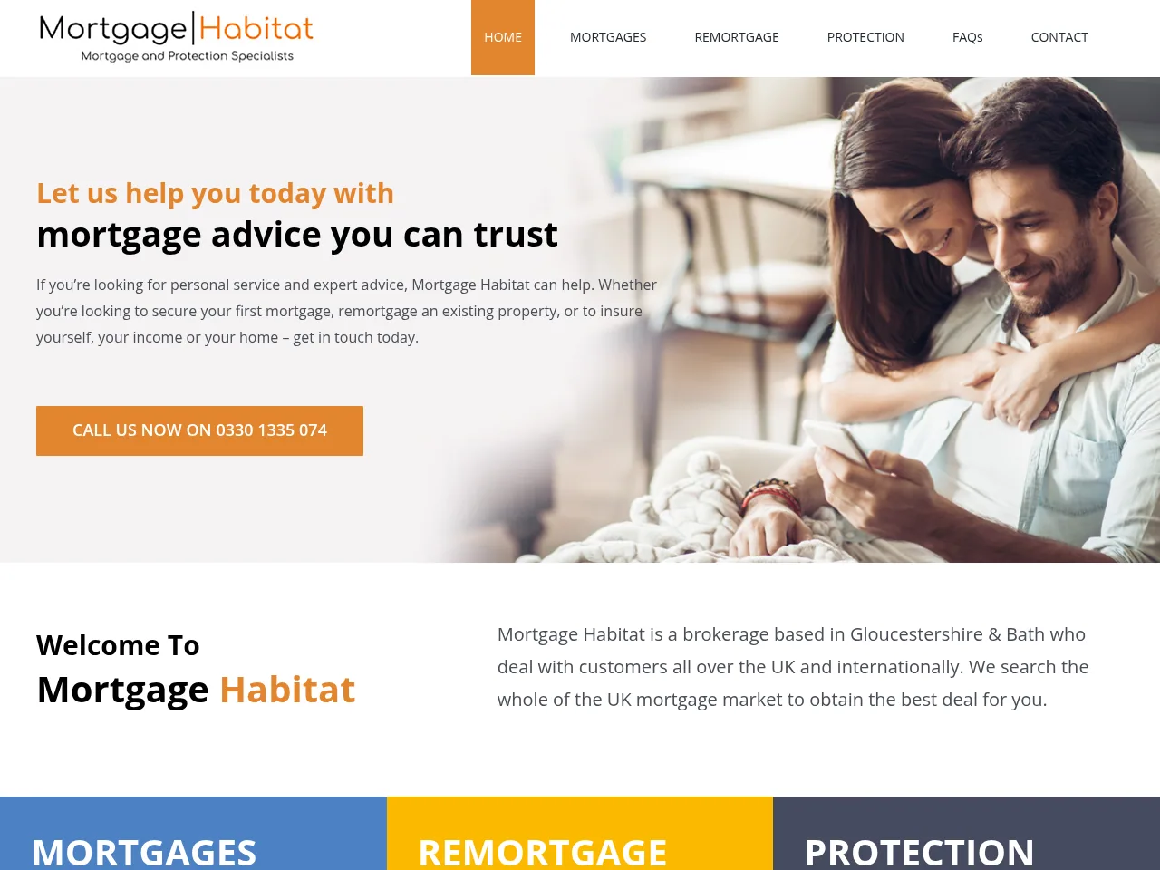 Mortgage Habitat website preview