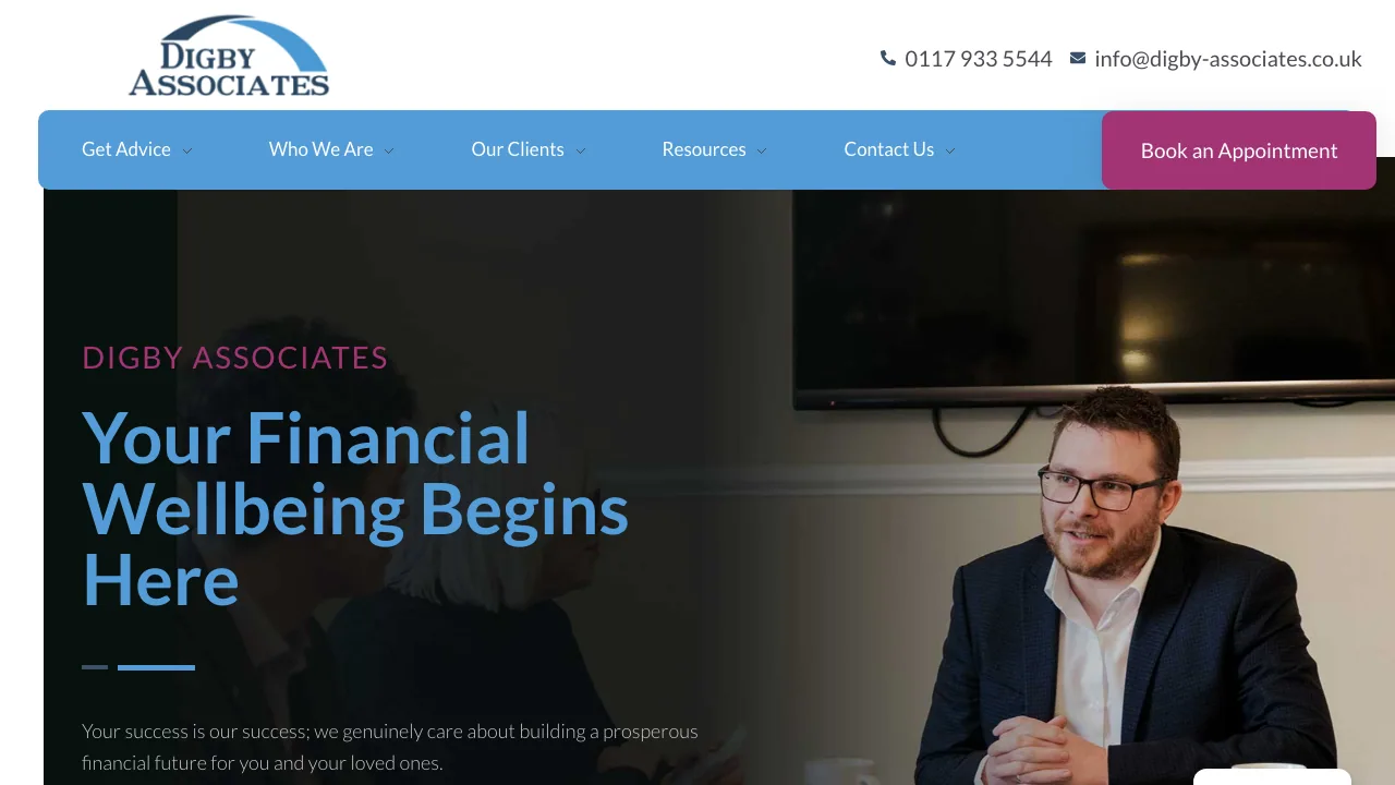 Digby Associates website preview