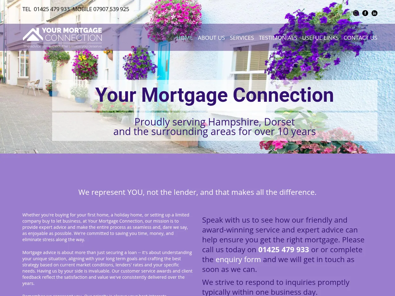 Your Mortgage Connection website preview