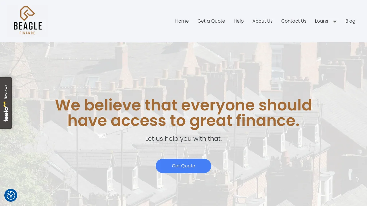 Beagle Finance website preview