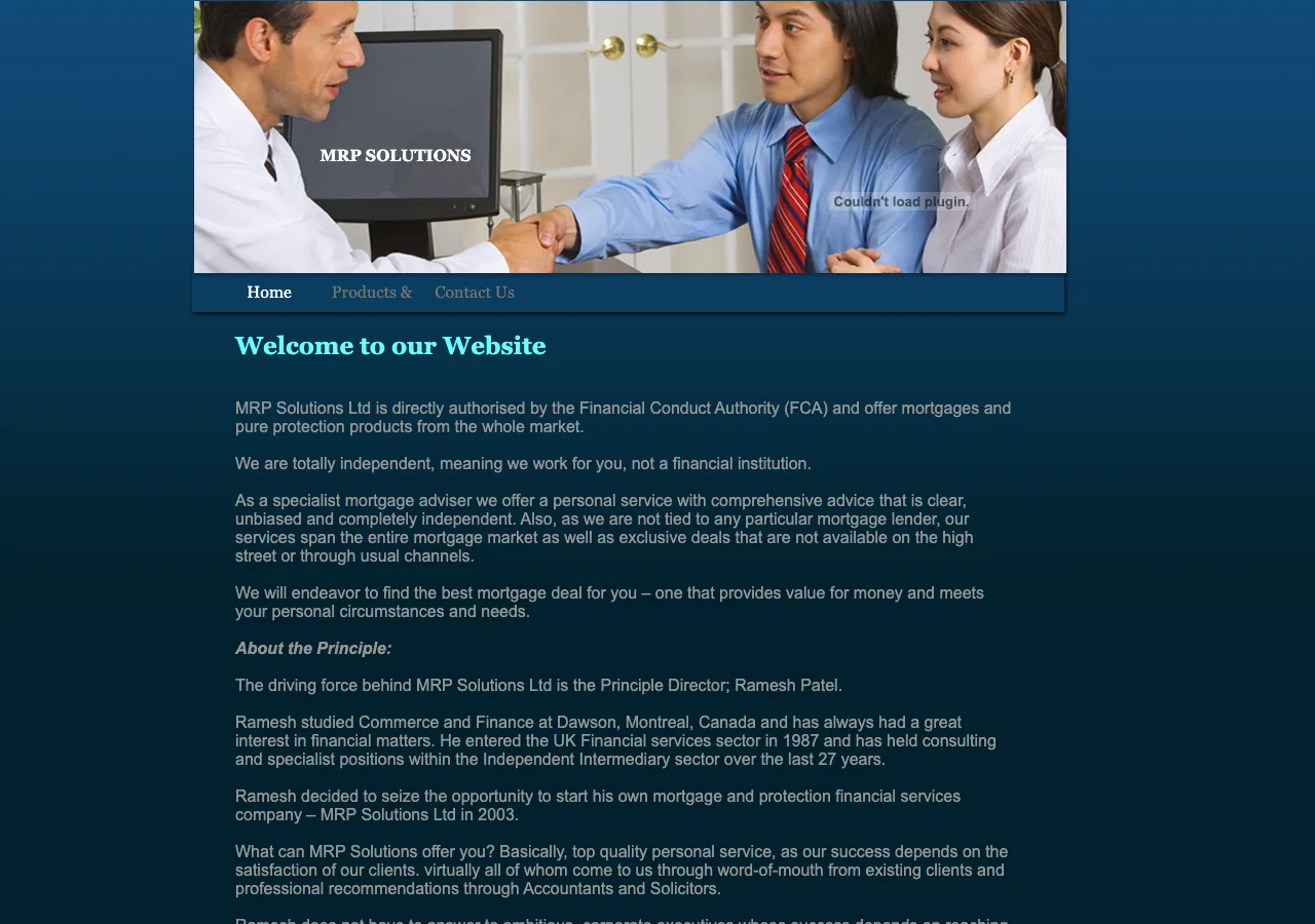 MRP Solutions website preview