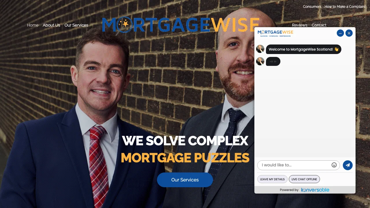 MortgageWise Scotland Ltd website preview